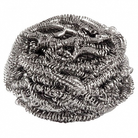 Металлическая губка для посуды Рыжий кот спираль, 2шт. - Вид 1